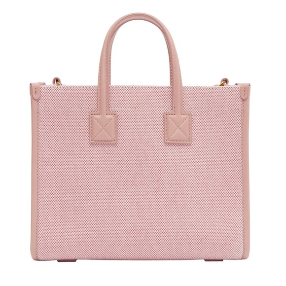 Burberry Mini Freya Horseferry Logo Canvas and Leather tote, NEW - Picture 4 of 17